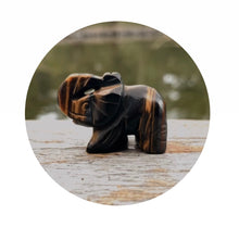 Cargar imagen en el visor de la galería, TOTEM ELEFANTE Ojo de Tigre