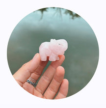 Cargar imagen en el visor de la galería, TOTEM ELEFANTE Cuarzo Rosa