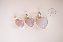 Cargar imagen en el visor de la galería, Corazón Cuarzo Rosa