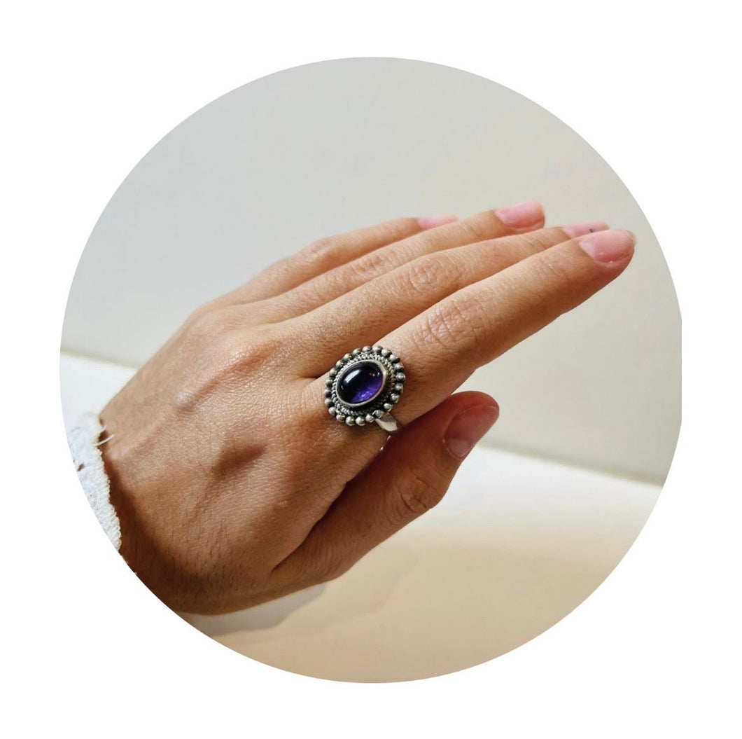 Anillo de Amatista