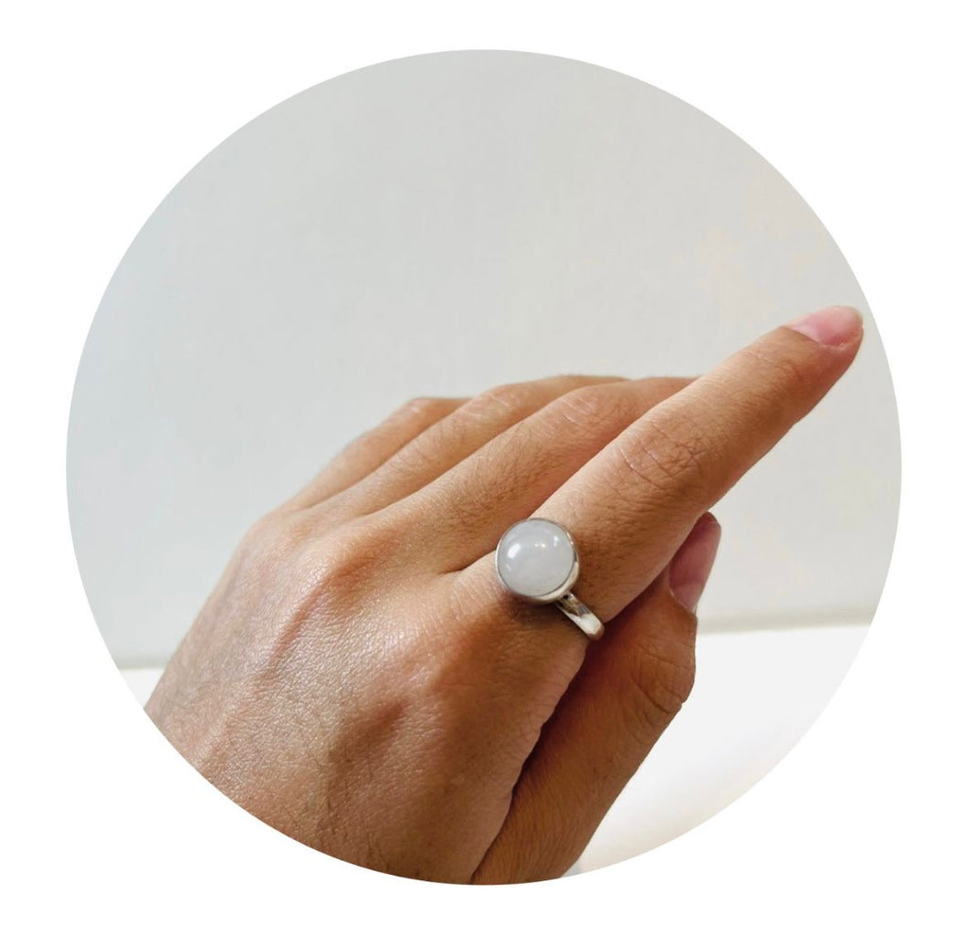 Anillo de Cuarzo Rosa