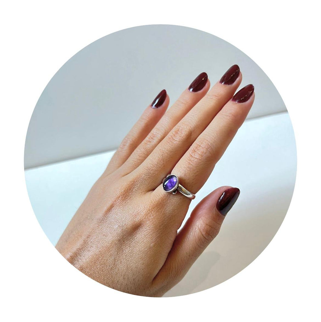 Anillo de Amatista